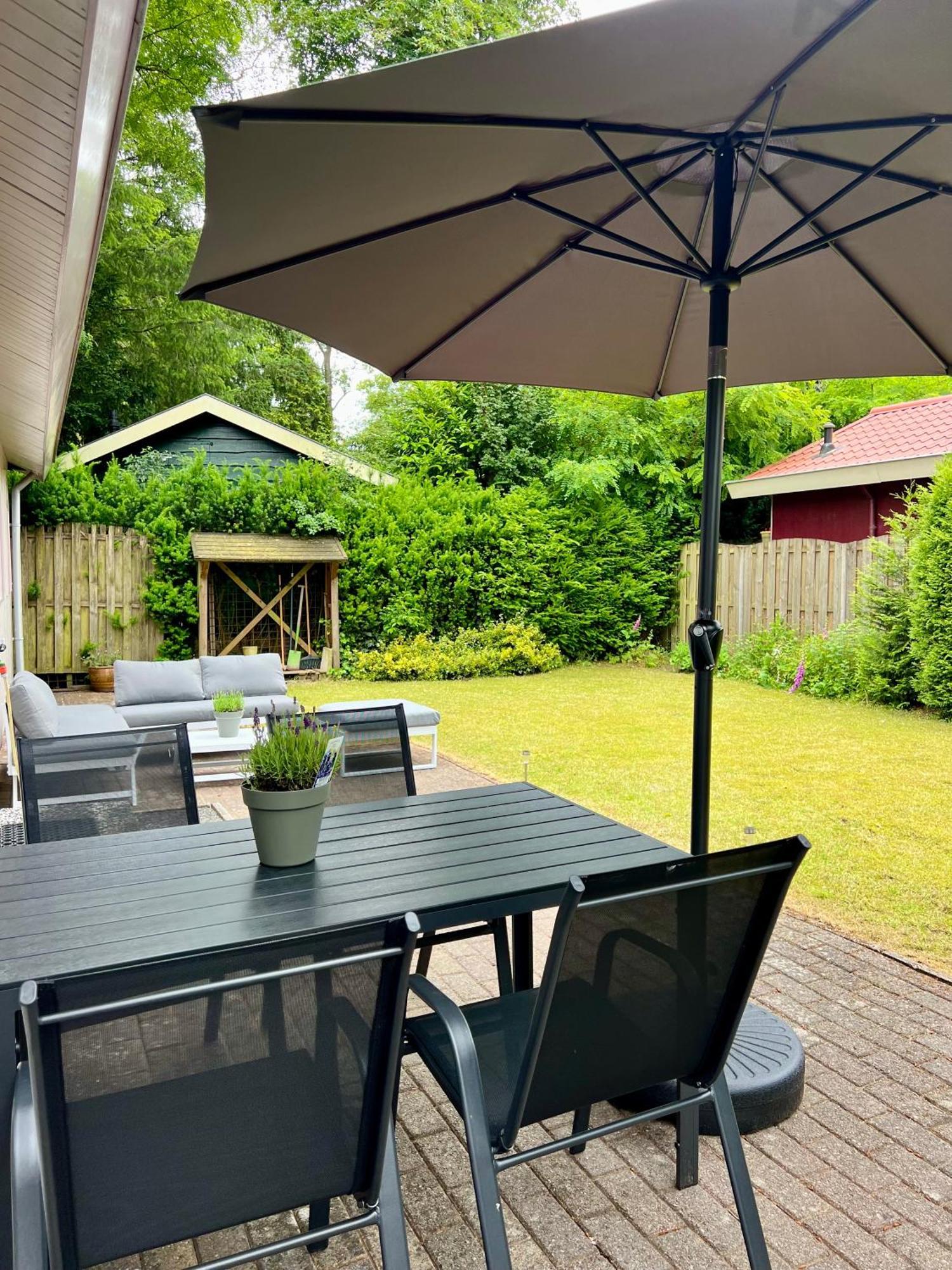Luxe Boshuisje Met Prive Wellness & Jacuzzi Op De Veluwe Ermelo Eksteriør bilde